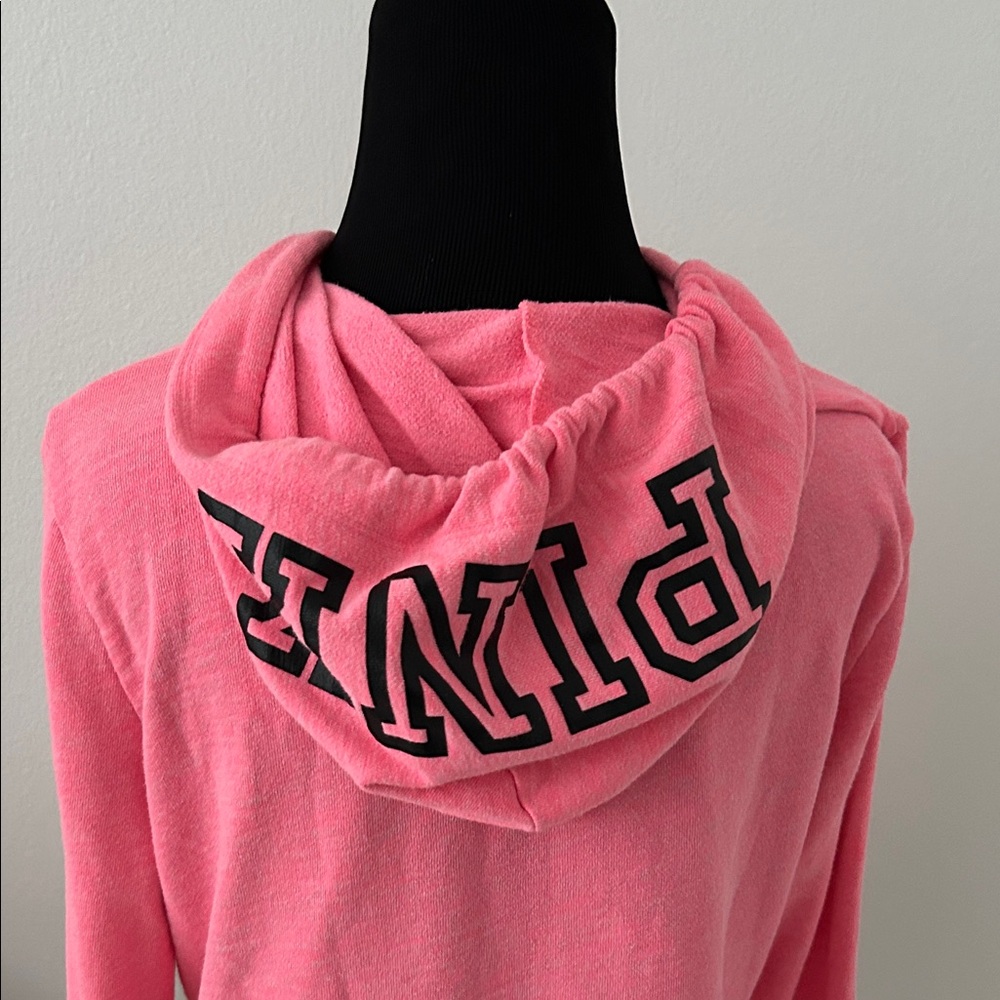 PINK Victoria's Secret Bright Pink Hawaii Hoodie - Picture 3 of 6